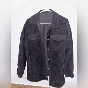 Womens Black Corduroy Jacket